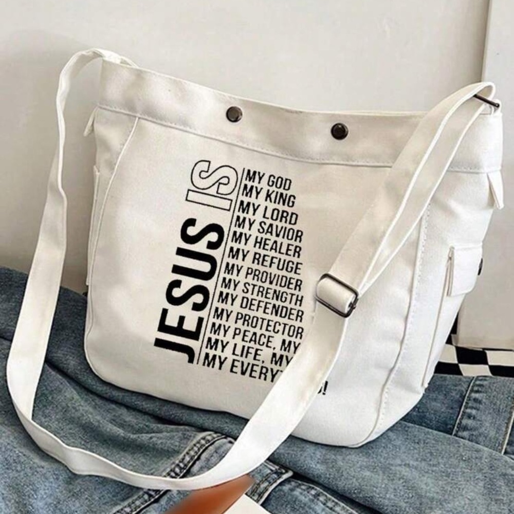 Canvas Christian Shoulder Bag